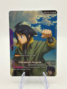 Gundam TCG - Mikazuki Augus ST05-010 C+ Alternate Art NM