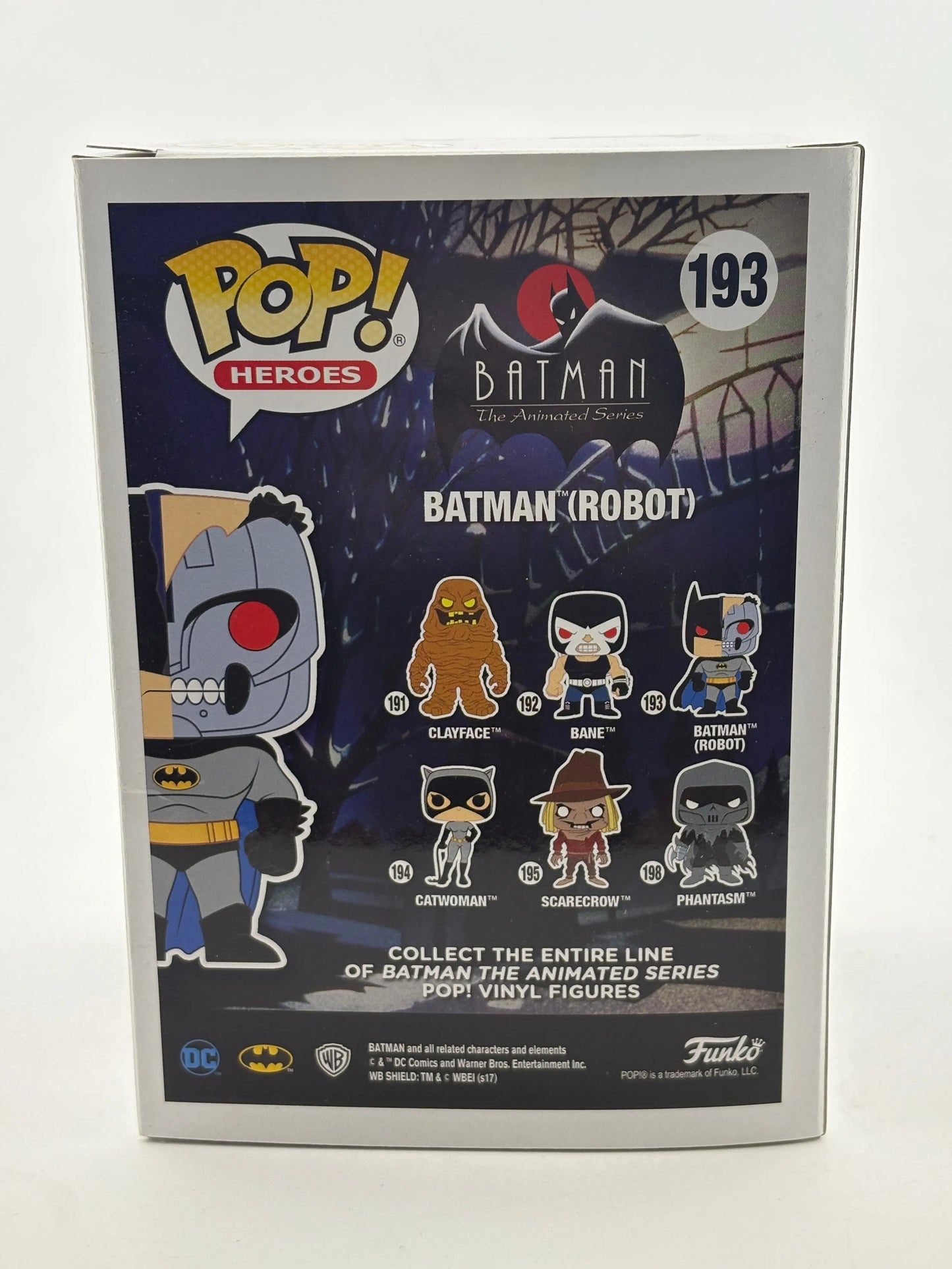 Funko POP! Heroes Batman Animated Series #193 Batman (Robot) Limited Chase FRENLY BRICKS - Open 7 Days