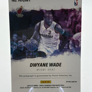 2019-20 Panini Hoops Premium Stock Basketball #HI-DWY Dwyane Wade Auto FRENLY BRICKS - Open 7 Days