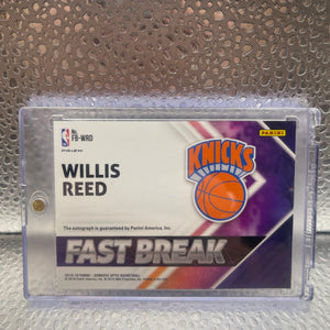 2018-19 Panini Donruss Optic Fast Break Signatures Willis Reed #FB-WRD Auto HOF NM FRENLY BRICKS - Open 7 Days