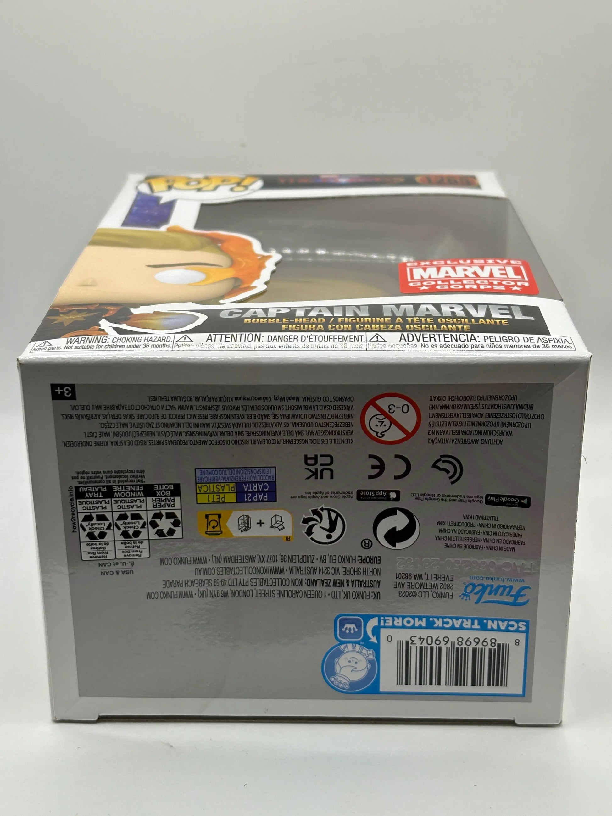 Funko POP! The Marvels #1265 Captain Marvel Collector Corps Exclusive FRENLY BRICKS - Open 7 Days