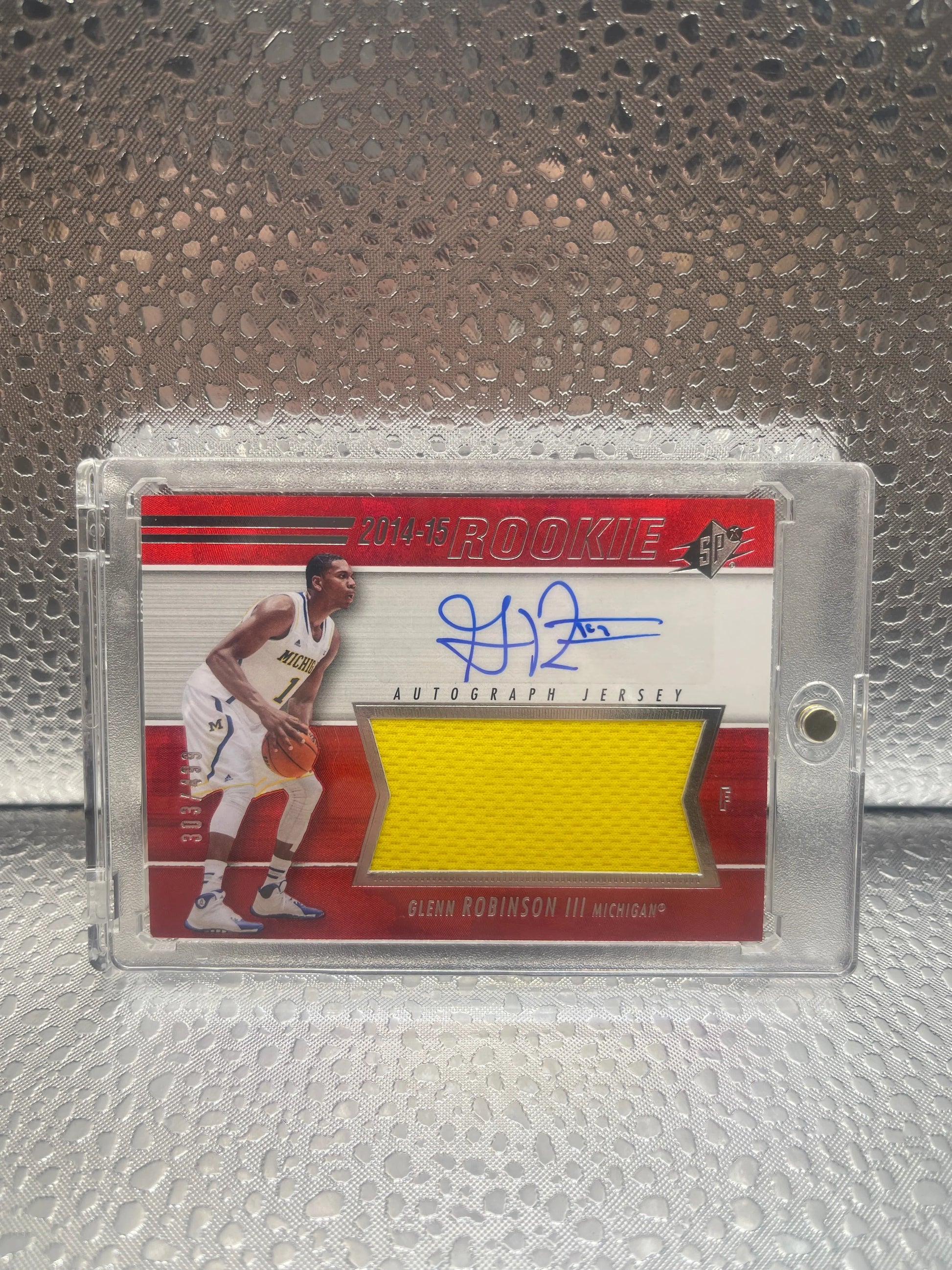 2014-15 SPx - Rookie Autograph Jersey Glenn Robinson III #303/499 (AU, MEM, RC) NM FRENLY BRICKS - Open 7 Days