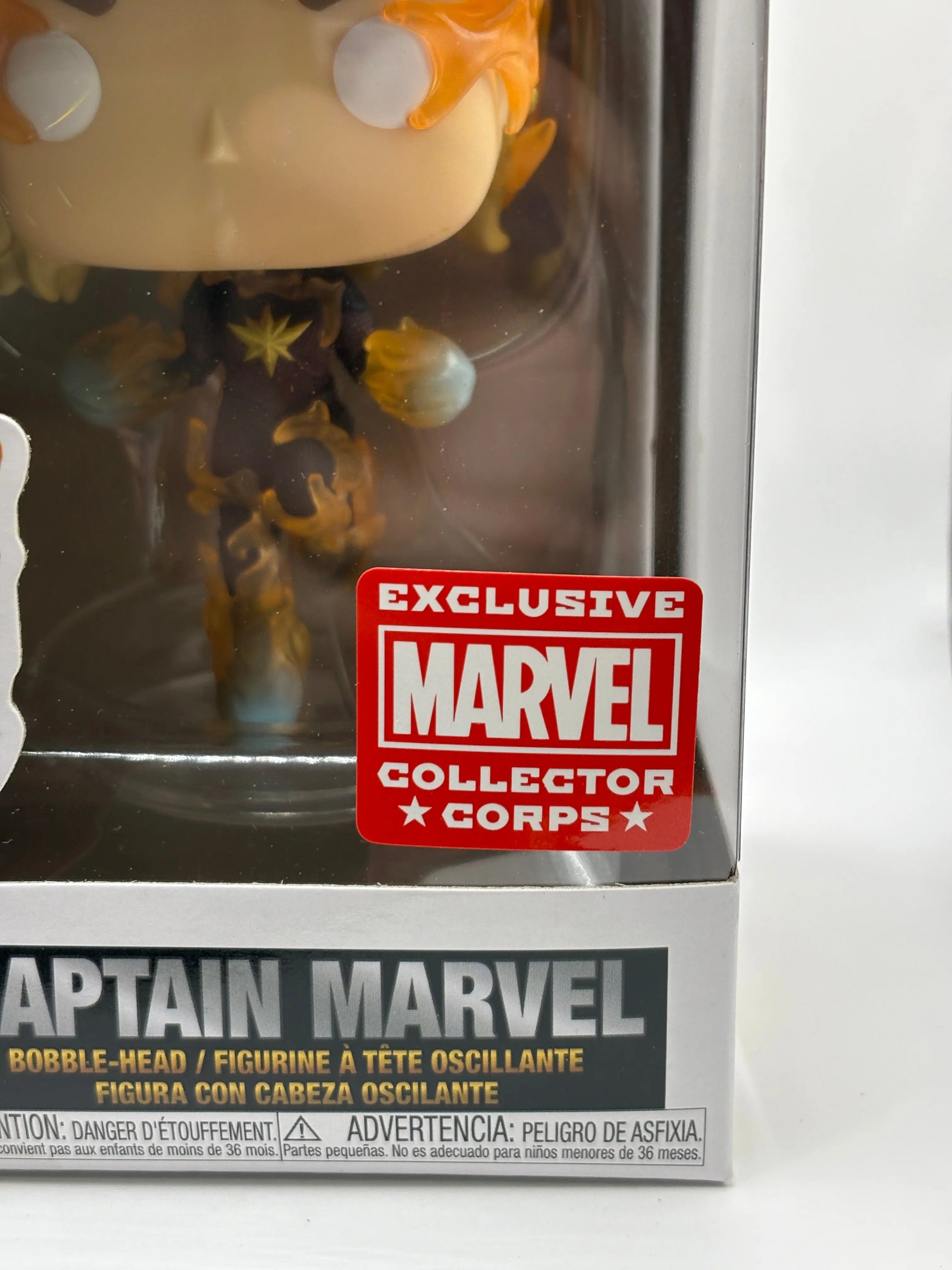 Funko POP! The Marvels #1265 Captain Marvel Collector Corps Exclusive FRENLY BRICKS - Open 7 Days