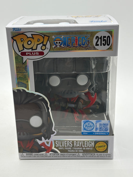 Funko POP! Plus One Piece #2150 Silvers Rayleigh Limited Chase Edition FRENLY BRICKS - Open 7 Days