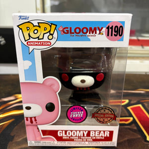 Funko Pop! - Gloomy Bear Black Flocked Special Edition Vinyl Figure #1190 CHASE FRENLY BRICKS - Open 7 Days