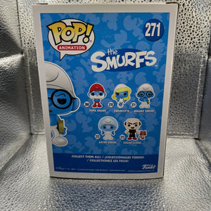 Funko POP Animation - The Smurfs - Brainy Smurf #271 FRENLY BRICKS - Open 7 Days