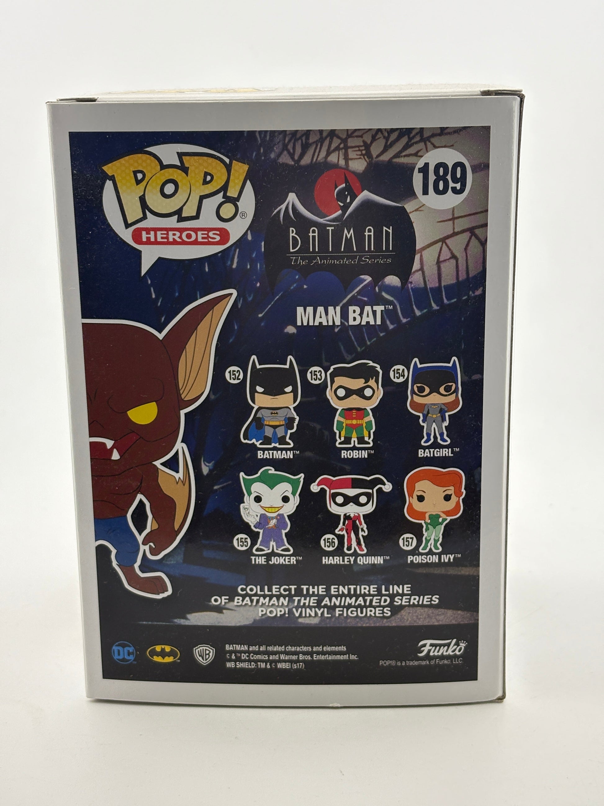 Funko POP! Heroes Batman Animated Series #189 Man Bat 2017 Summer Con FRENLY BRICKS - Open 7 Days