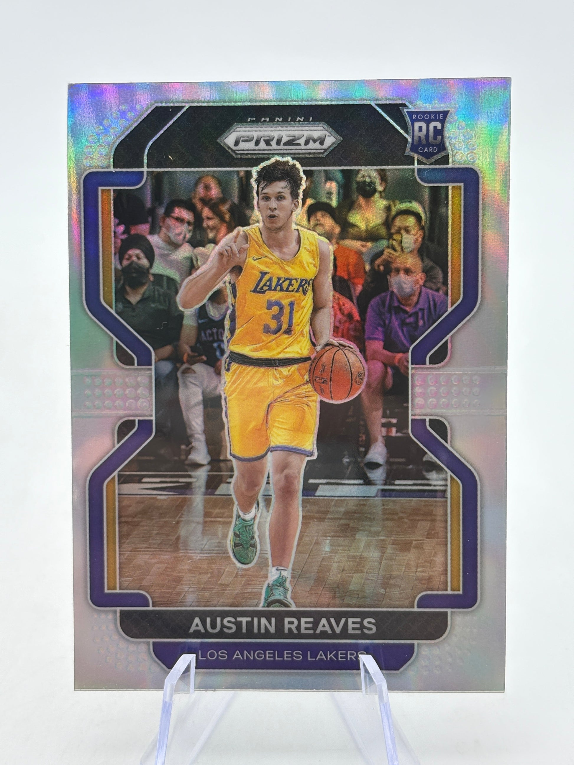2021-22 Panini Prizm Basketball #165 Austin Reaves Rookie Card Silver Prizm FRENLY BRICKS - Open 7 Days