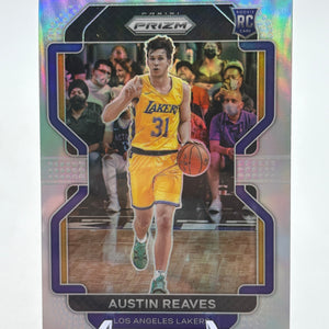 2021-22 Panini Prizm Basketball #165 Austin Reaves Rookie Card Silver Prizm FRENLY BRICKS - Open 7 Days
