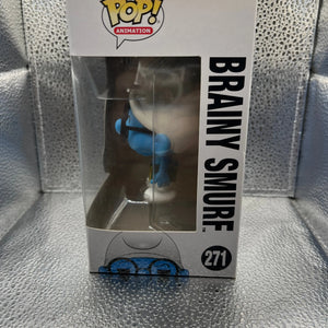 Funko POP Animation - The Smurfs - Brainy Smurf #271 FRENLY BRICKS - Open 7 Days