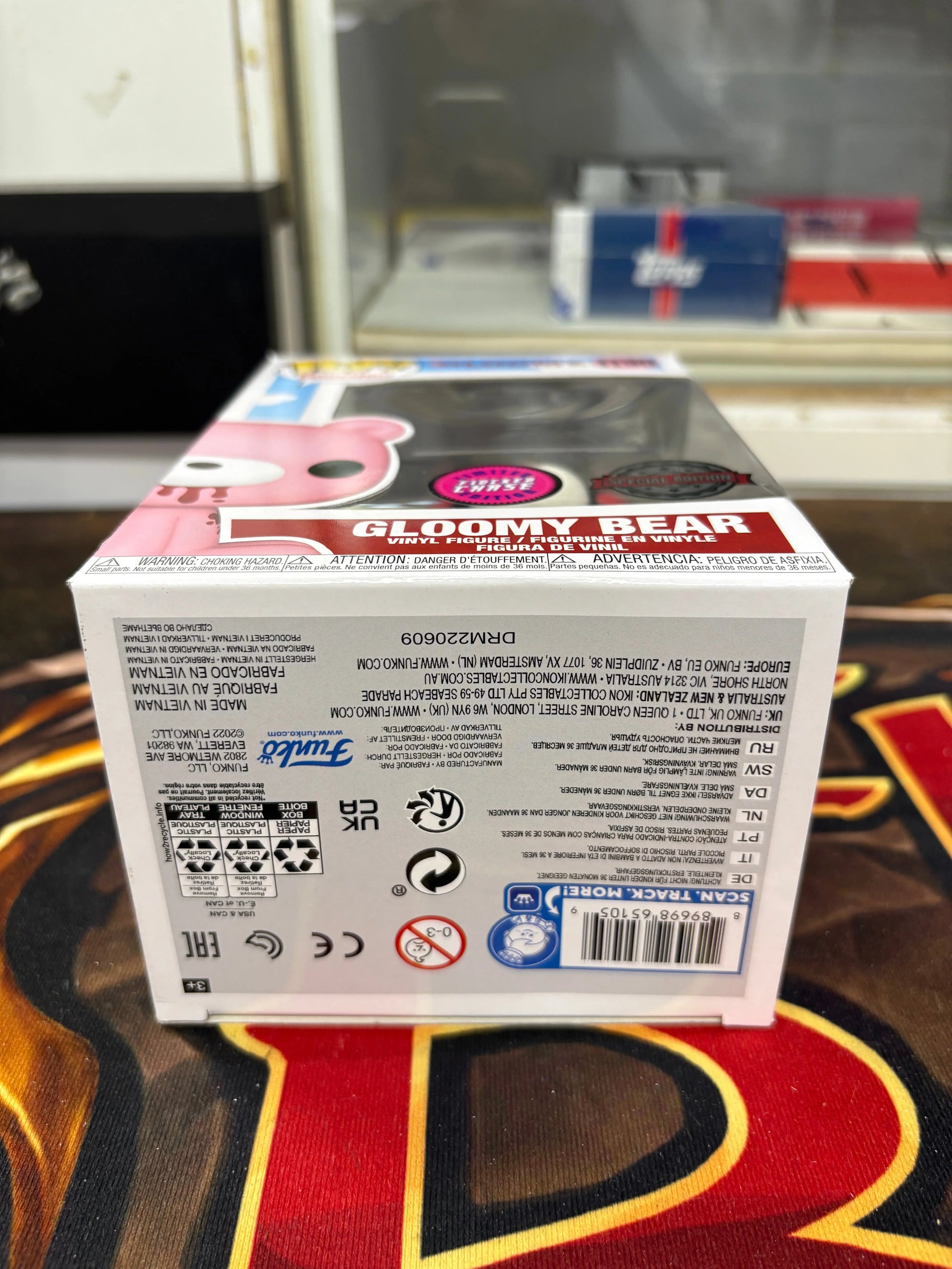 Funko Pop! - Gloomy Bear Black Flocked Special Edition Vinyl Figure #1190 CHASE FRENLY BRICKS - Open 7 Days