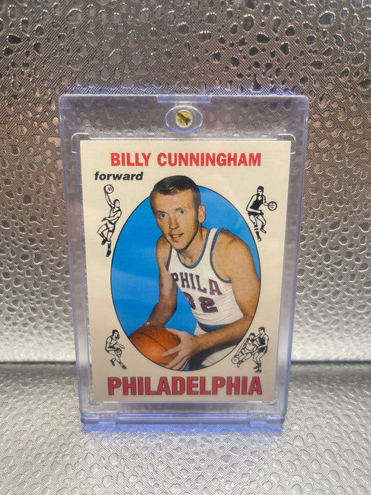 1996 TOPPS STARS BILLY CUNNINGHAM 1969 ROOKIE REPRINT #12 NM FRENLY BRICKS - Open 7 Days