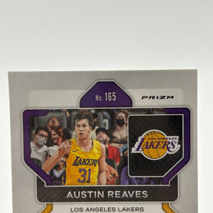 2021-22 Panini Prizm Basketball #165 Austin Reaves Rookie Card Silver Prizm FRENLY BRICKS - Open 7 Days