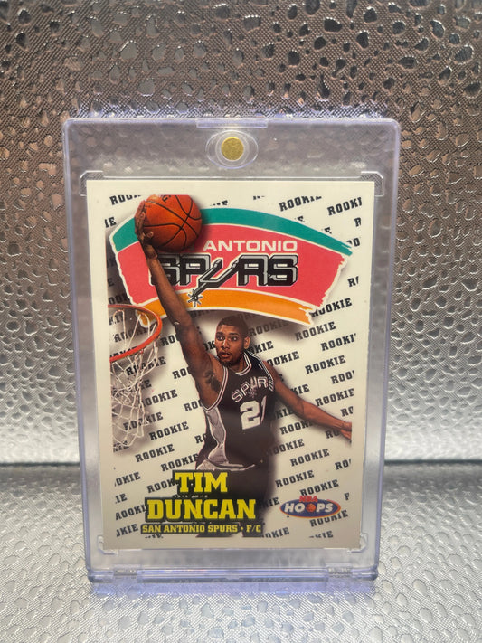 1998 Skybox NBA Hoops Tim Duncan Rookie #166 San Antonio Spurs FRENLY BRICKS - Open 7 Days