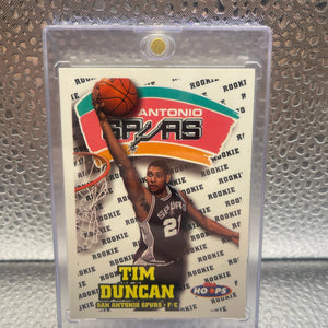 1998 Skybox NBA Hoops Tim Duncan Rookie #166 San Antonio Spurs FRENLY BRICKS - Open 7 Days