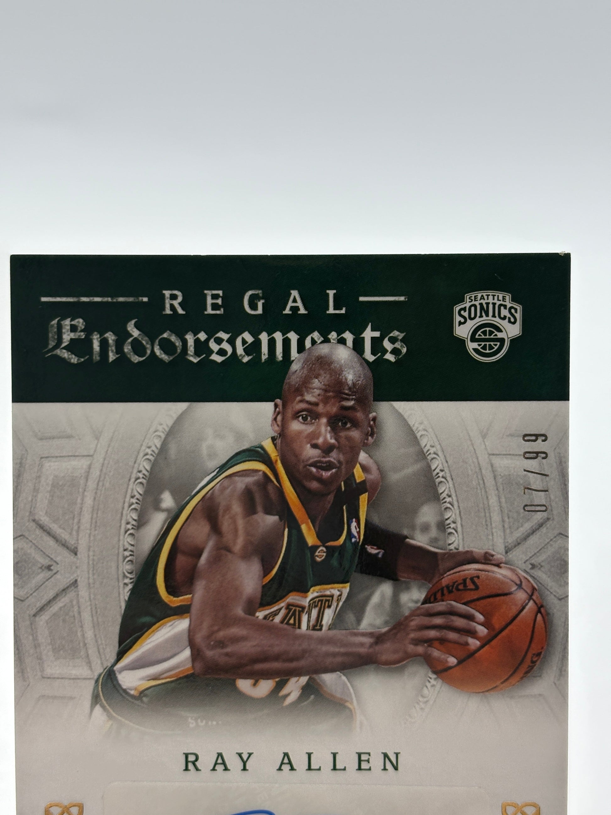 2015-16 Panini Excalibur Basketball - #RE-RAL Ray Allen Auto /99 FRENLY BRICKS - Open 7 Days