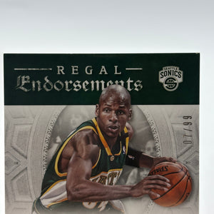 2015-16 Panini Excalibur Basketball - #RE-RAL Ray Allen Auto /99 FRENLY BRICKS - Open 7 Days