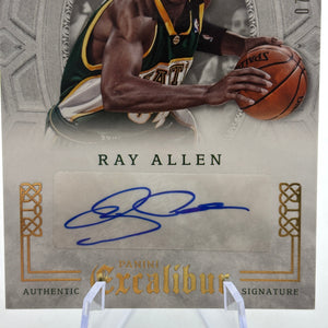 2015-16 Panini Excalibur Basketball - #RE-RAL Ray Allen Auto /99 FRENLY BRICKS - Open 7 Days