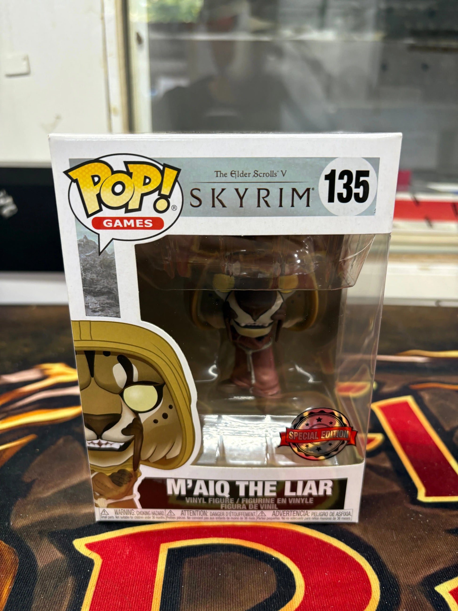Funko Pop! Vinyl: Skyrim - M'aiq the Liar  #135 FRENLY BRICKS - Open 7 Days