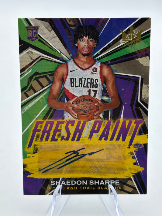 2022-23 Panini Court Kings Basketball #FP-SSP Shaedon Sharpe 009/199 Rookie Auto FRENLY BRICKS - Open 7 Days