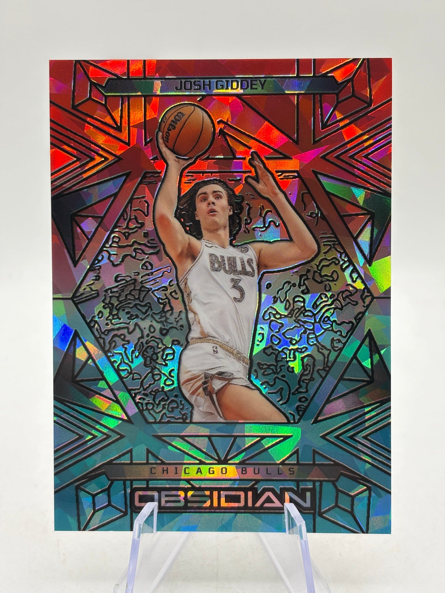 2024-25 Panini Obsidian #25 Josh Giddey (Incomplete) Rainbow Etch Set Numbered FRENLY BRICKS - Open 7 Days