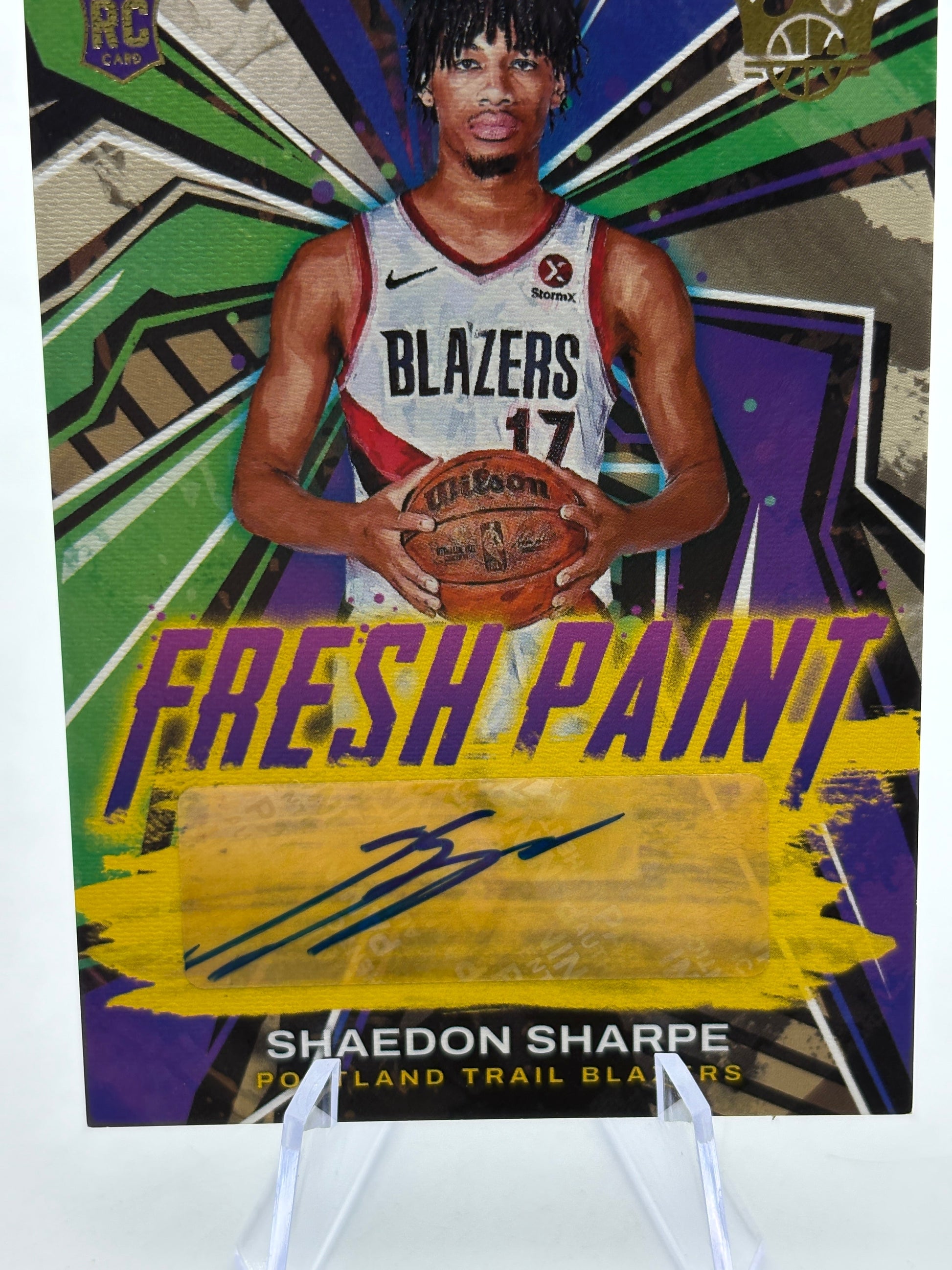 2022-23 Panini Court Kings Basketball #FP-SSP Shaedon Sharpe 009/199 Rookie Auto FRENLY BRICKS - Open 7 Days