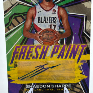 2022-23 Panini Court Kings Basketball #FP-SSP Shaedon Sharpe 009/199 Rookie Auto FRENLY BRICKS - Open 7 Days