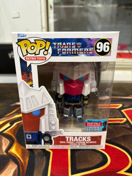 Funko Pop Transformers Tracks #96 2021 Fall Convention Limited Edition Exclusive FRENLY BRICKS - Open 7 Days