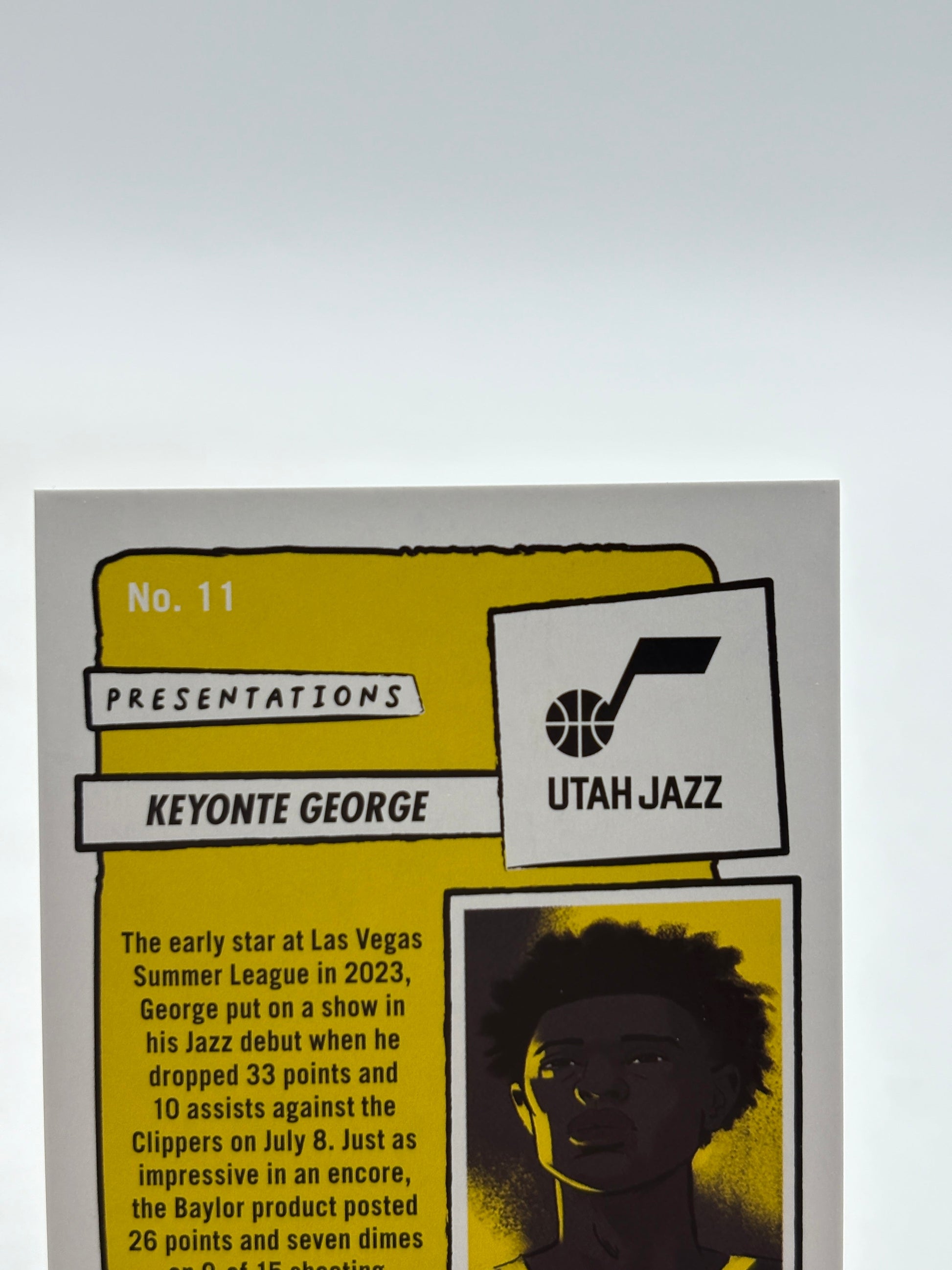 2023-24 Panini Hoops Basketball #11 Keyonte George Presentations Case Hit FRENLY BRICKS - Open 7 Days