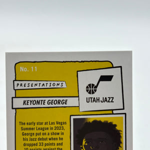 2023-24 Panini Hoops Basketball #11 Keyonte George Presentations Case Hit FRENLY BRICKS - Open 7 Days