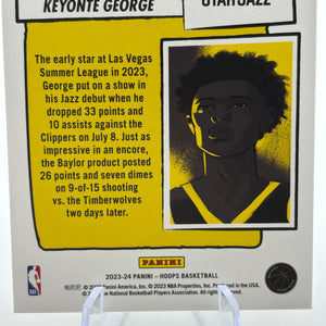 2023-24 Panini Hoops Basketball #11 Keyonte George Presentations Case Hit FRENLY BRICKS - Open 7 Days