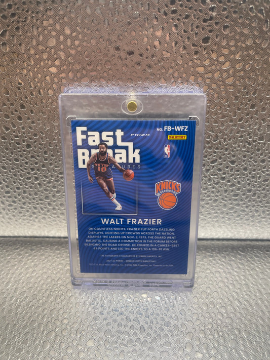 Panini 2021-22 Donruss Optic Fast Break Walt Frazier Auto FRENLY BRICKS - Open 7 Days