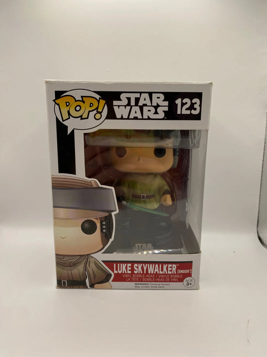 Funko POP! Star Wars #123 Luke skywalker (endor) FRENLY BRICKS - Open 7 Days