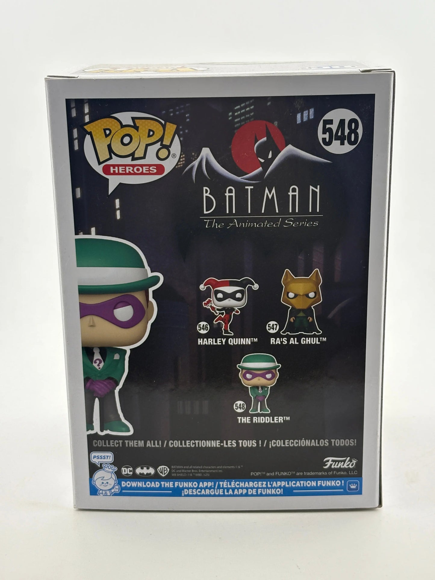 Funko POP! Heroes Batman Animated Series #548 The Riddler Vinyl Figure FRENLY BRICKS - Open 7 Days