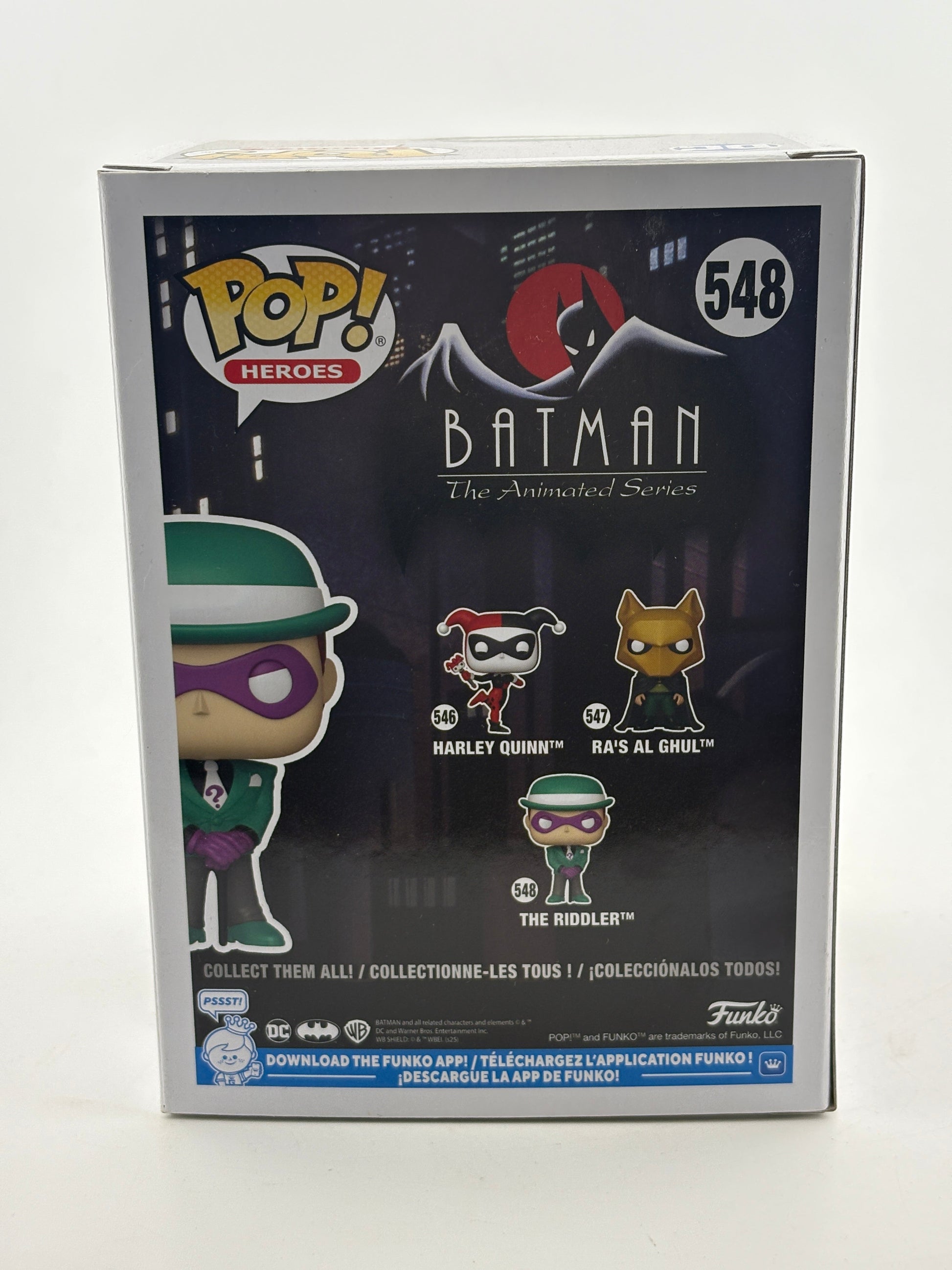 Funko POP! Heroes Batman Animated Series #548 The Riddler Vinyl Figure FRENLY BRICKS - Open 7 Days