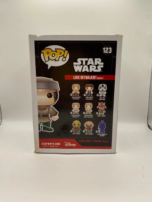 Funko POP! Star Wars #123 Luke skywalker (endor) FRENLY BRICKS - Open 7 Days