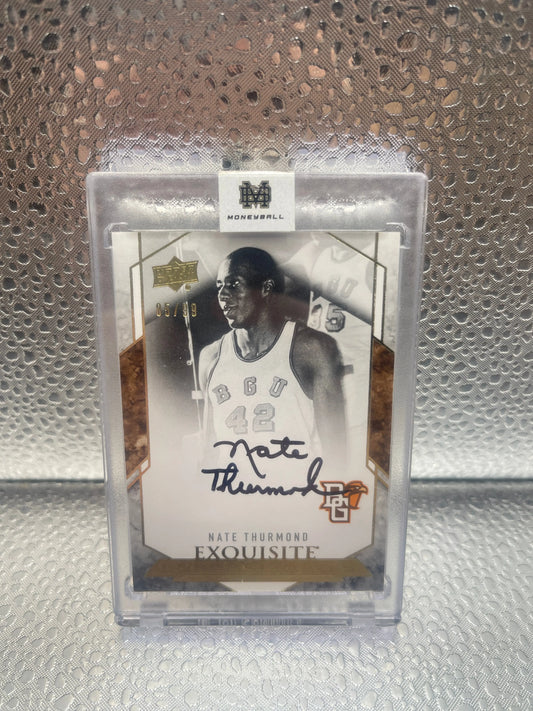 2012-13 Basketball Exquisite Endorsements Autographs Collection  EE-NT Nate Thurmond /99 Auto FRENLY BRICKS - Open 7 Days