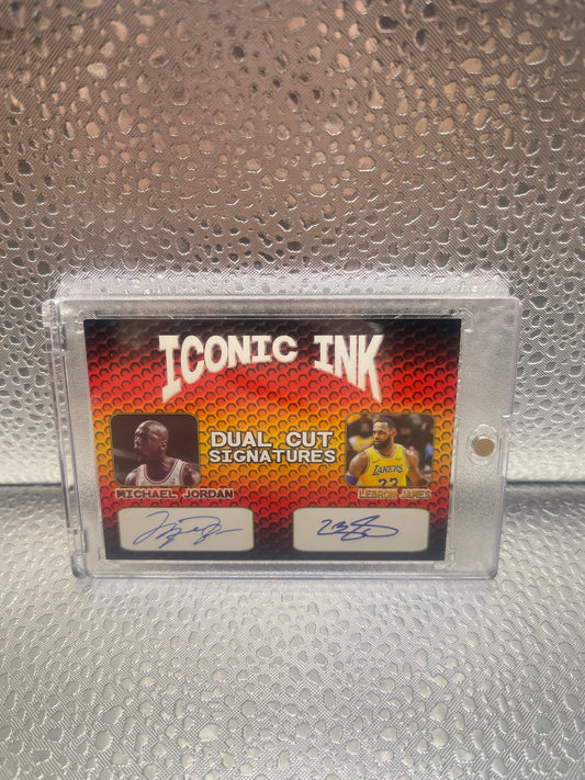 Iconic Ink Dual Cut Series Michael Jordan LeBron James FRENLY BRICKS - Open 7 Days