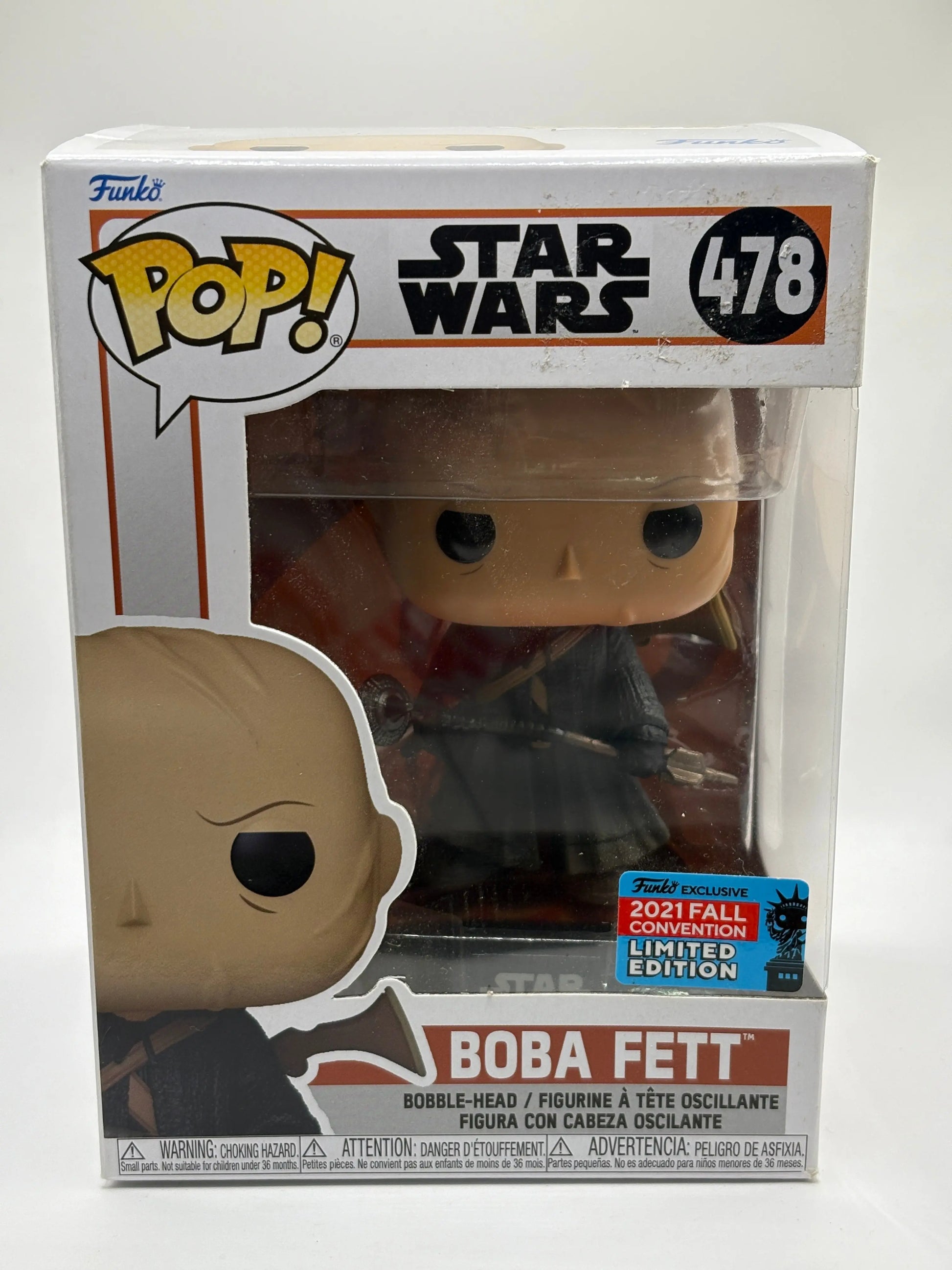 Funko POP! Star Wars #478 Boba Fett 2021 Fall Con Limited Edition FRENLY BRICKS - Open 7 Days