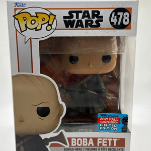 Funko POP! Star Wars #478 Boba Fett 2021 Fall Con Limited Edition FRENLY BRICKS - Open 7 Days