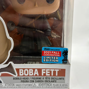 Funko POP! Star Wars #478 Boba Fett 2021 Fall Con Limited Edition FRENLY BRICKS - Open 7 Days