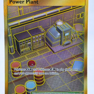 Pokemon TCG Cosmic Eclipse - Power Plant 269/236 Gold Hyper Secret Rare LP FRENLY BRICKS - Open 7 Days