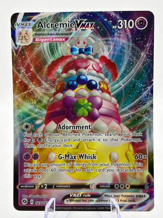 Pokemon TCG Champions Path - Alcremie VMAX 023/073 Full Art NM FRENLY BRICKS - Open 7 Days