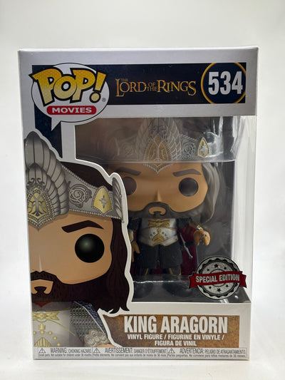 Funko POP! Movies The Lord of the Rings #534 King Aragorn Special Edition