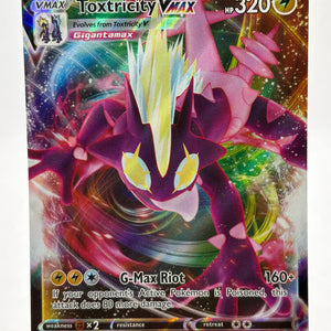 Pokemon TCG Vivid Voltage - Toxtricity VMAX 071/092 Full Art LP FRENLY BRICKS - Open 7 Days
