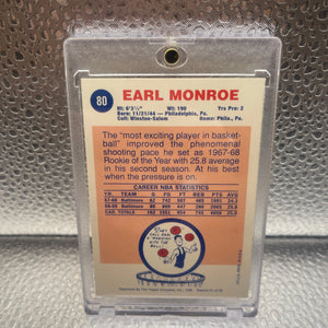 Earl Monroe 1996-97 Topps Finest Reprint #31 - Baltimore Bullets NM FRENLY BRICKS - Open 7 Days