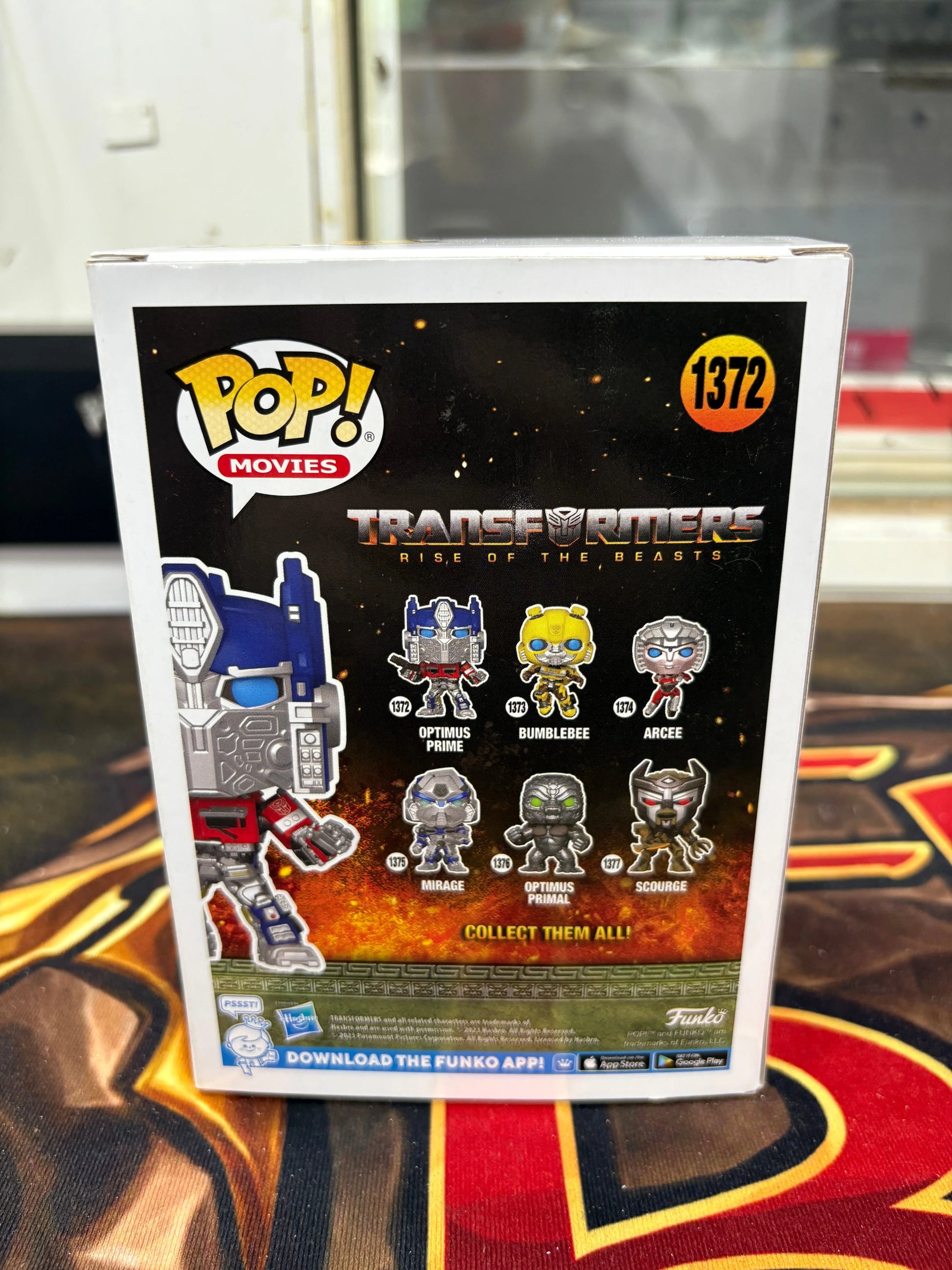 Funko Pop!  TRANSFORMERS POP Movies #1372 Optimus Prime FRENLY BRICKS - Open 7 Days