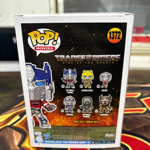 Funko Pop!  TRANSFORMERS POP Movies #1372 Optimus Prime FRENLY BRICKS - Open 7 Days