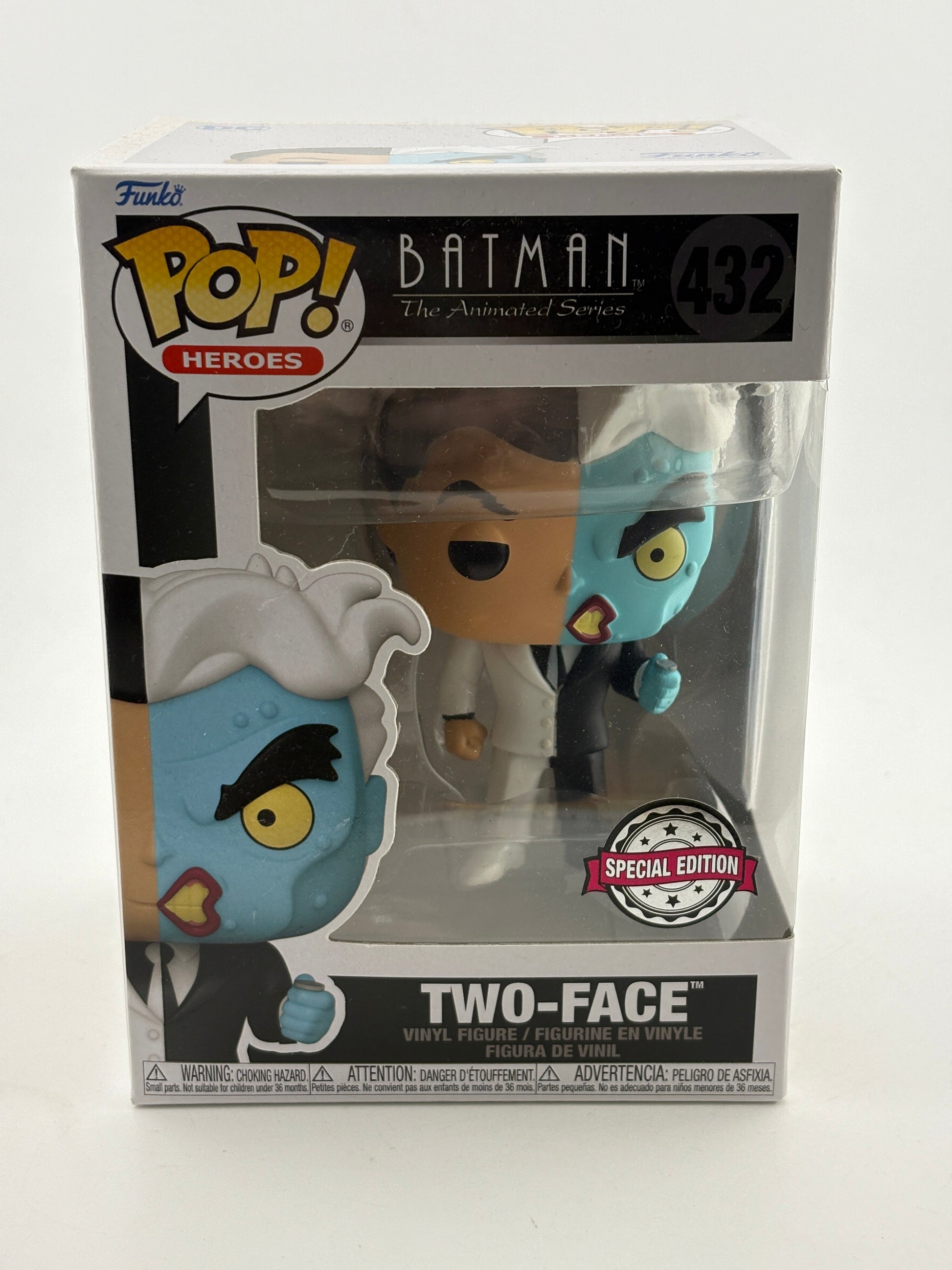 Funko POP! Heroes Batman Animated Series #432 Two-Face Special Edition FRENLY BRICKS - Open 7 Days