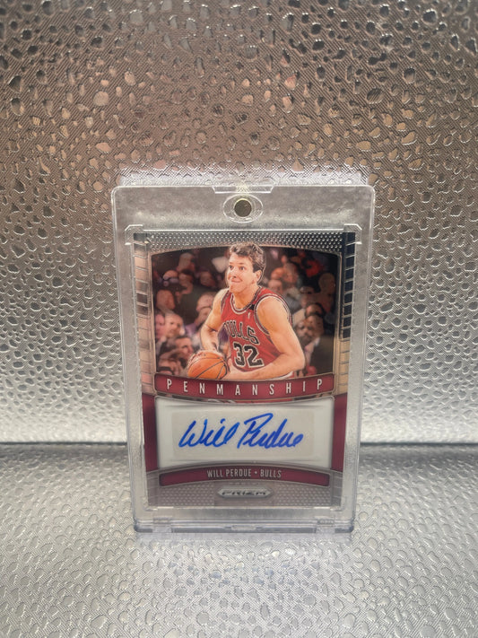 2019-20 WILL PERDUE AUTO PANINI PRIZM PENMANSHIP AUTOGRAPHS NM FRENLY BRICKS - Open 7 Days